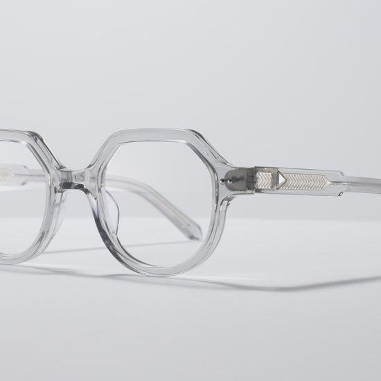 The Taxman Optical Smoke Crystal / Silver - TI009 #color_smoke-crystal-silver-ti009