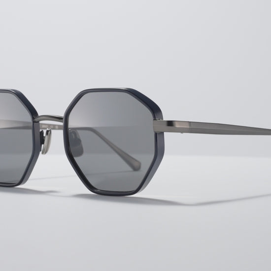 Lazarus Shiny Navy / Matte Navy / Matte Ruthenium - DR001 #color_shiny-navy-matte-navy-matte-ruthenium-dr001