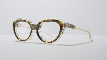 Infinity Optical Tokyo Tortoise / Vintage Crystal / Gold - LE003 