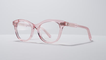 The Charade Optical Rose Crystal / Silver - TI006 