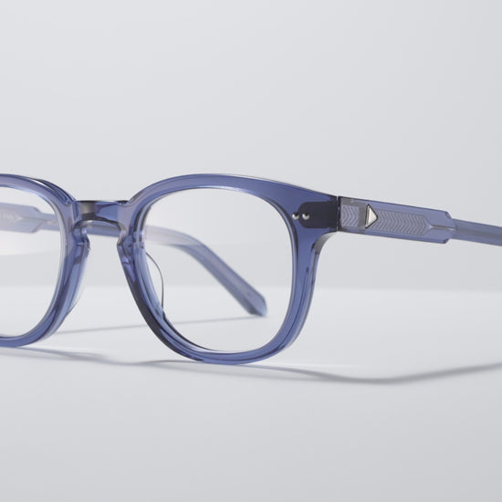 The Rebel Optical Blue Crystal / Silver - TI002 #color_blue-crystal-silver-ti002