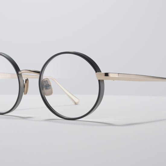Imagine Optical Shiny Black / Shiny Gold / Matte Ruthenium - DR003 #color_shiny-black-shiny-gold-matte-ruthenium-dr003
