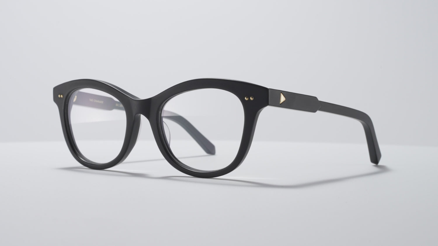 The Charade Optical Matte Black / Gold - TI001 