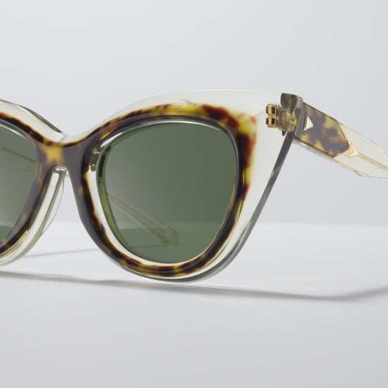 Super Bass Tokyo Tortoise / Vintage Crystal / Gold - LE003 #color_champagne-poetry-le003