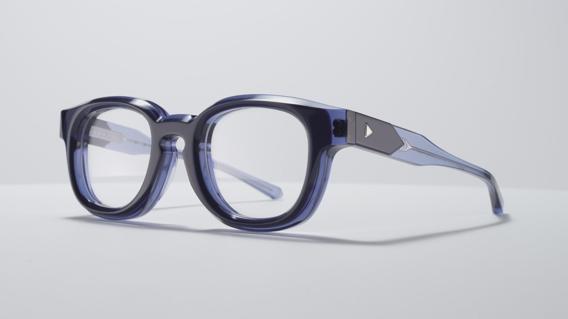 Soup Optical Blue / Blue Crystal / Silver - LE002 #color_blueprint-le002