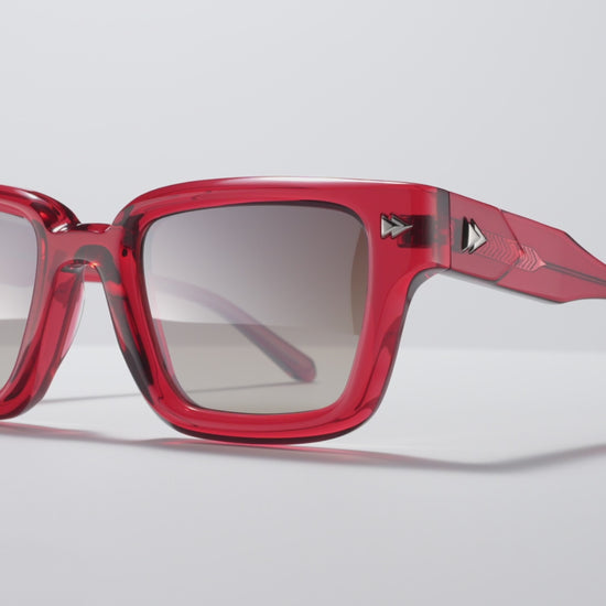 Hollet Crimson / Silver - PU006 #color_crimson-silver-pu006