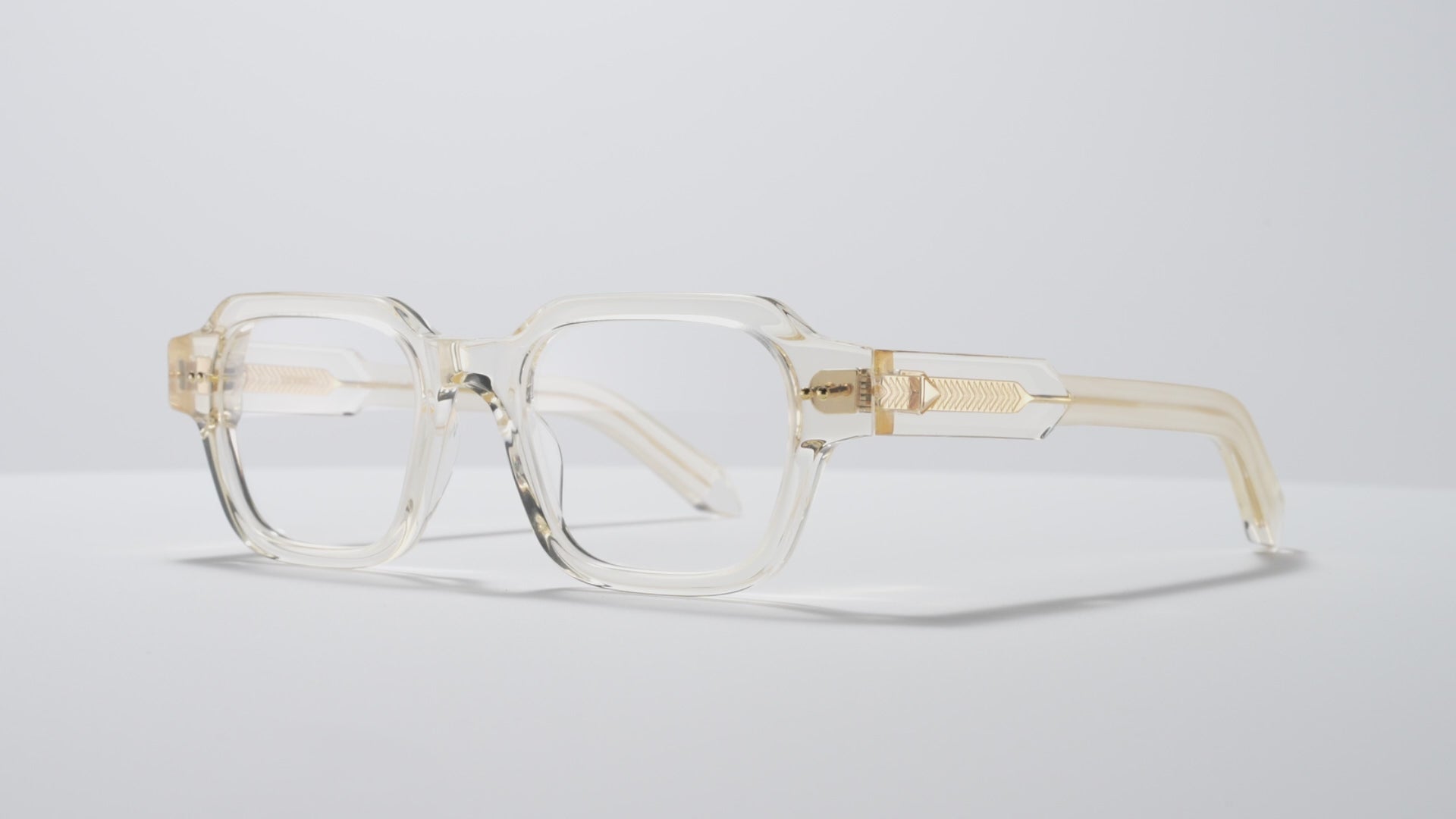 The Face Optical Vintage Crystal / Gold - TI008 #color_vintage-crystal-gold-ti008