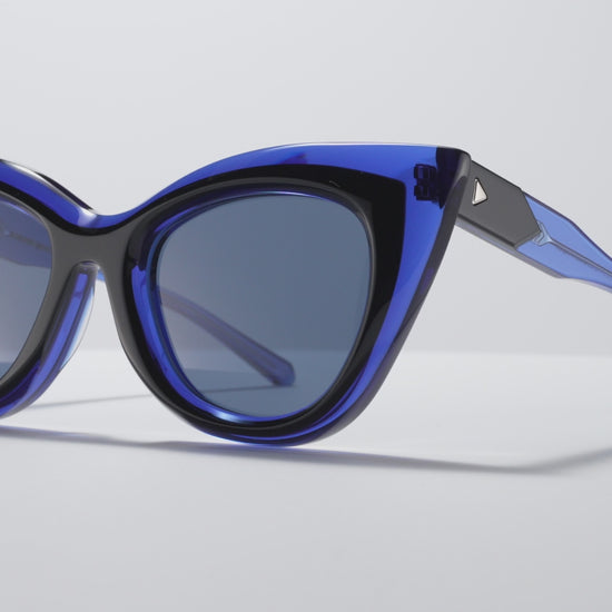 Super Bass Black / Navy Crystal / Silver - LE001 #color_blackbird-le001