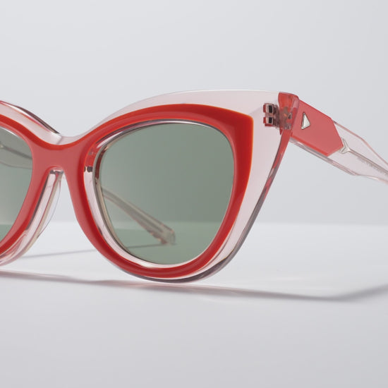 Super Bass Orange / Melon Crystal / Silver - LE006 #color_juicy-le006